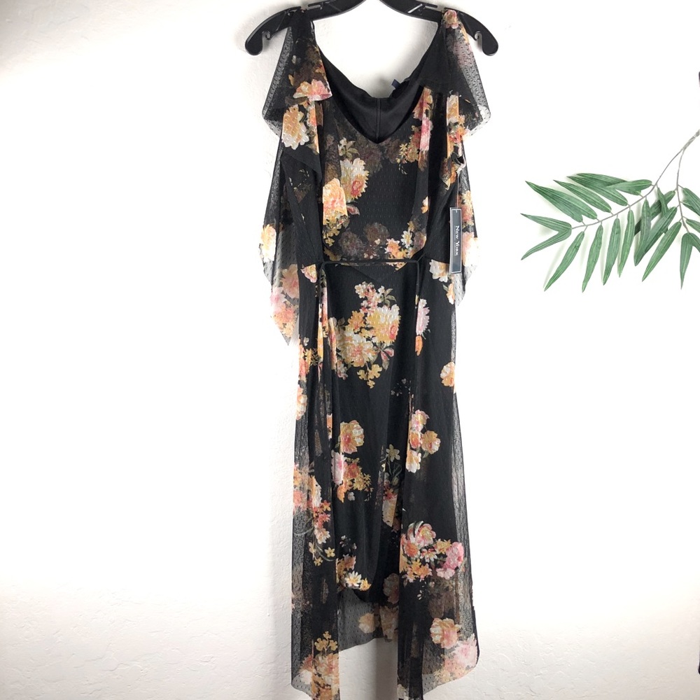 New York Clothing Company Flutter Sleeve Dress 16